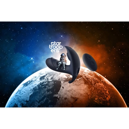 Анатомічний вібромасажер простати з пультом керування синій Dream Toys Startroopers - 14