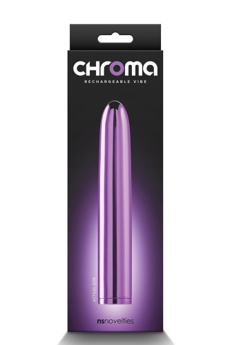 Класичний вібратор вагінальний фіолетовий NS Novelties Chroma - 3