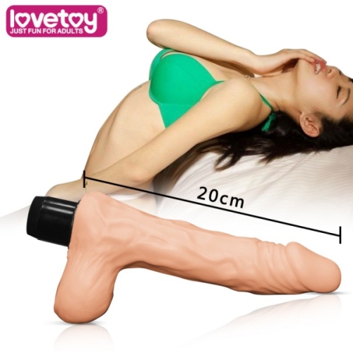 Телесный вибратор реалистичный Lovetoy - 2