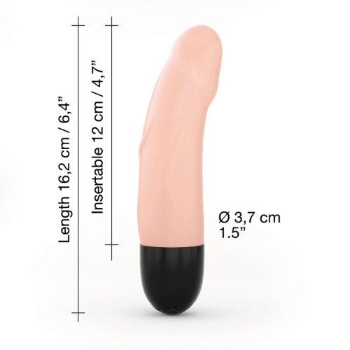 Вибратор реалистичный для точки G телесного цвета Dorcel - 4