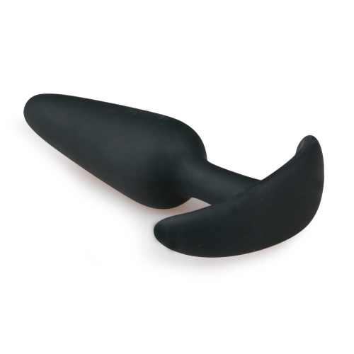 Анальна пробка із силікону чорна EasyToys Buttplug розмір S - 3