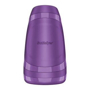 Мастурбатор имитатор минета, подогрев и вибрация фиолетовый Satisfyer Men Heat Vibration Battery Series 
