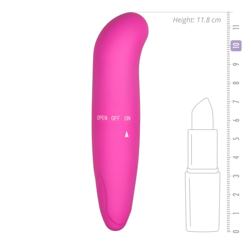 Міні вібратор для точки G рожевого кольору Easytoys - 4