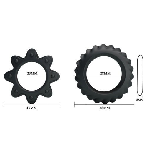 Набор эрекционных колец Lybaile RING FLOWERING BI-210154 - 6