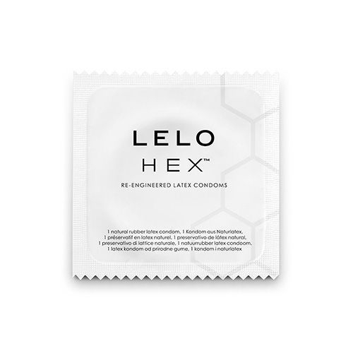Презервативи латексні міцні Lelo Hex 3 шт - 2