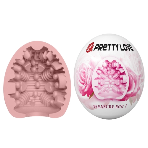 Мастурбатор яйце рожевого кольору Lybaile Pretty Love Pleasure Egg I - 1
