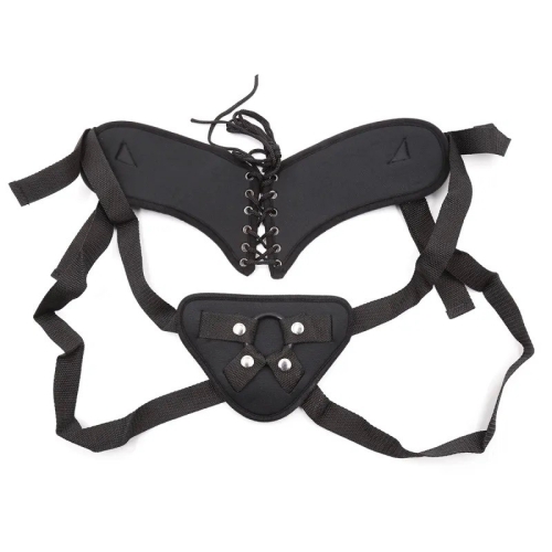 Трусики для крепления страпона черного цвета Vscnovelty Harness Strap on - 3