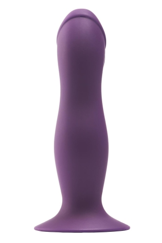 Фалоімітатор для точки G на присосці фіолетовий Dream Toys Flirts Pleasure Dildo - 4