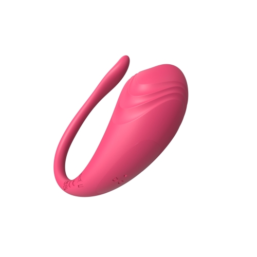 Смарт виброяйцо вагинальное розового цвета Boys of Toys App love egg - 3