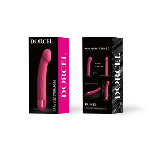 Вибратор для точки G водостойкий розовый Dorcel Real Vibration M Magenta - 4