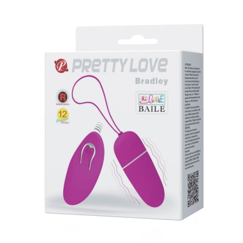 Віброяйце рожеве серії Pretty Love BRADLEY - 9
