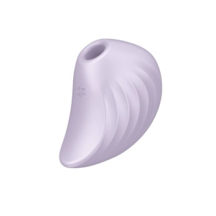 Вакуумный клиторальный мини стимулятор с вибрацией фиолетовый Satisfyer Pearl Diver