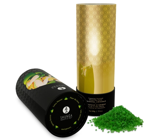 Сіль для ванни з ароматом Лотоса Shunga Oriental Crystals Bath Salts ORGANIC 500 г - 3