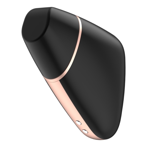 Вакуумний безконтактний кліторальний смарт вібратор Satisfyer Love Triangle чорний - 2