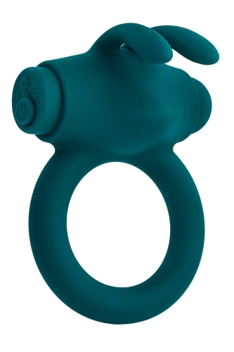 Эрекционное кольцо на член с вибропулей зеленое Evolved Novelties Evolved Playboy Bunny Buzzer - 1