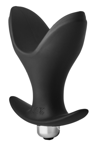 Анальна вібропробка чорного кольору що розширюється Dream Toys Fantasstic vibrating anal - 6
