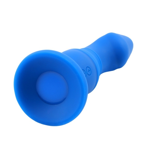 Вібратор реалістик на присосці синього кольору Chisa Didi Thruster - 2