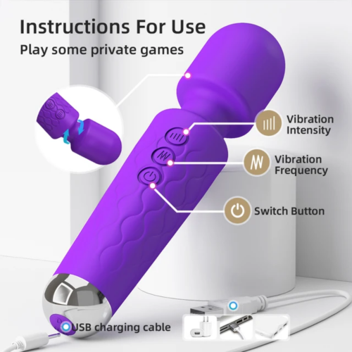 Вибратор Ванд микрофон фиолетовый Ningbo aiLe Microphone - 5