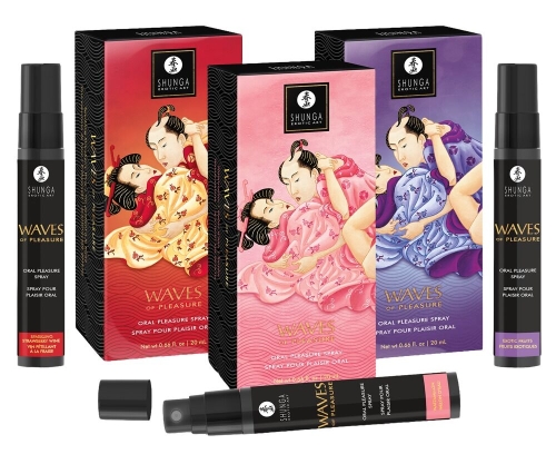 Спрей для минета для усиления слюноотделения со вкусом арбуза Shunga Waves of Pleasure 20 мл - 6