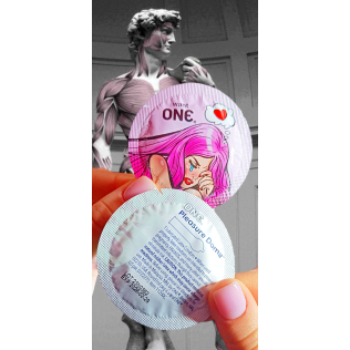 Презервативи ONE Pleasure dome (анатомічні) (по 1 шт)