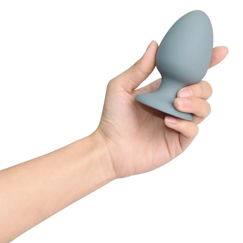 Анальна пробка кінцевої форми сіра Dream Toys Nude сіра - 4