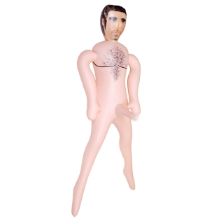 Надувная кукла с напечатанным лицом и членом телесного цвета Boss of toys Boss Series Marian