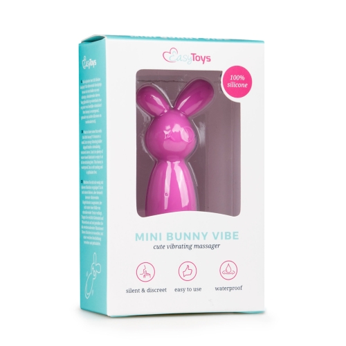 Міні-вібратор для клітора EasyToys Vibrating Mini Bunny,Vibrating Mini Bunny рожевий - 4