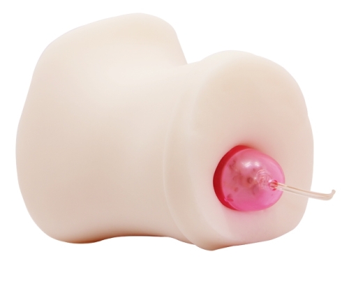 Мастурбатор вагина с вибрацией телесного цвета с пультом ДУ LYBAILE BAILE 3D Masturbator Vibration - 6