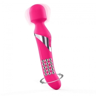 Вибромассажер Ванд для интимных мест Dorcel Dual Orgasms Magenta