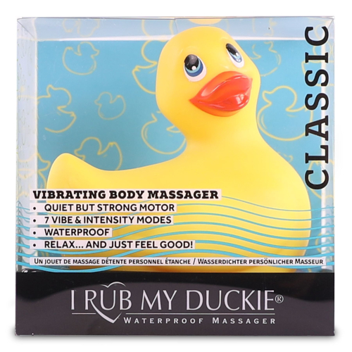 Вібратор-качечка для клітора водонепроникний I Rub My Duckie-Classic Yellow - 4