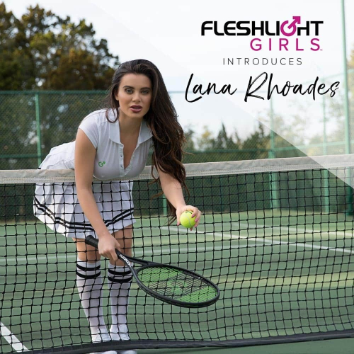 Мастурбатор в колбе анус порноактрисы Lana Rhoades телесного цвета Fleshlight - 12