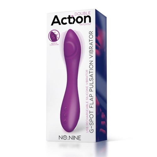 Вібратор Пульсатор для точки G фіолетового кольору Action No Nine g-spot - 2