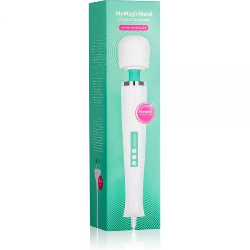 Вибромассажер-Микрофон для эрогенных зон белый My Magic Wand UK Version - 5
