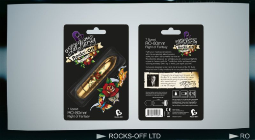 Вібратор Rocks Off RO-80mm TATTOO Flight of Fancy - 2
