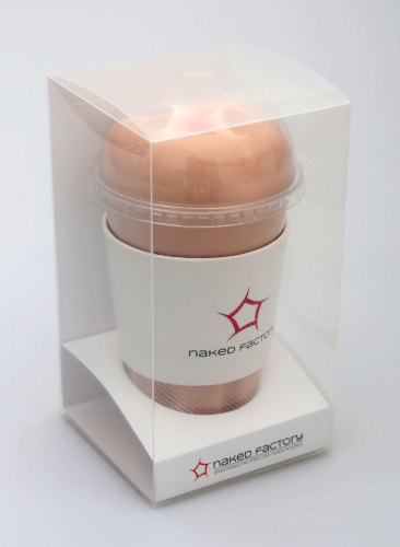 Мастурбатор-анус сквозной в колбе телесный Naked Factory Cup Sleeve A-2 - 2