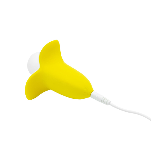 Вибратор для точки G и для клитора водонепроницаемый желтый Banana Bliss Mini Silicone Vibrator 10 режимов вибрации - 3