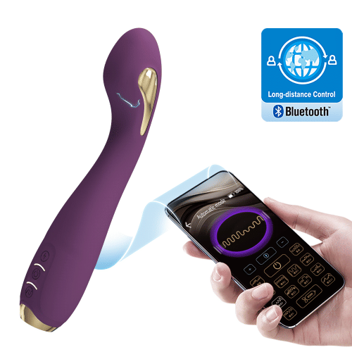 Смарт вибратор для точки G с электростимуляцией фиолетовый Lybaile Pretty Love HECTOR G-SPOT VIBRATOR - 6