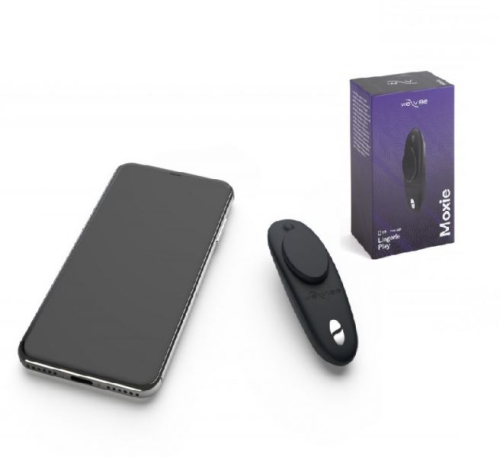 Вібратор в трусики чорний з пультом ДУ Moxie We-Vibe - 1