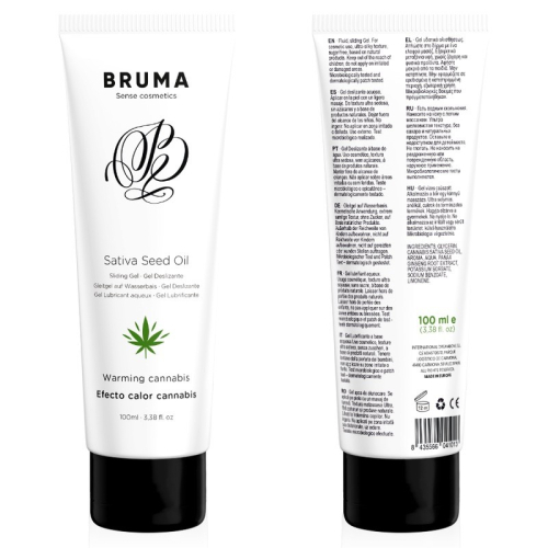 Оральный лубрикант для длительного скольжения с алоэ вера Bruma Aloe Vera 100 мл - 2