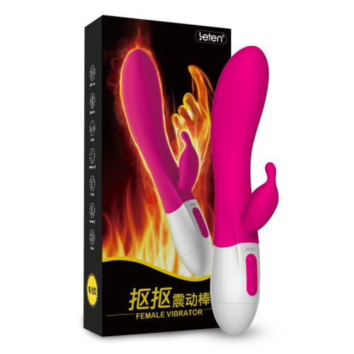 Вагінальний вібратор зі стимуляцією клітора з підігрівом Leten Female Vibrator - 4