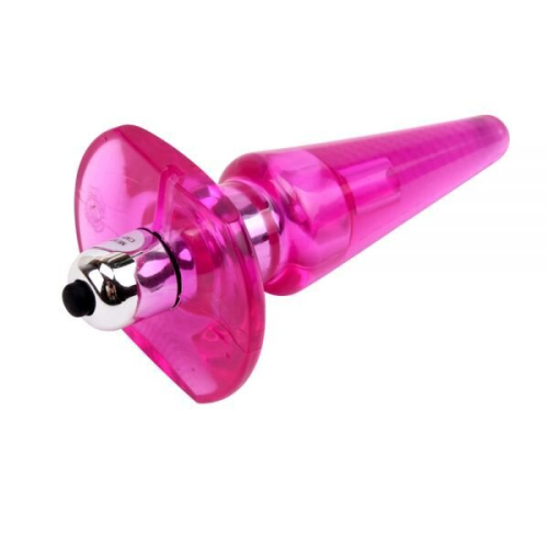Анальний плаг з вібрацією Chisa Nicole's Vibra Plug рожевий - 3