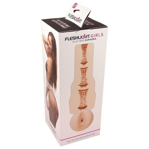 Мастурбатор в колбе анус порноактрисы Riley Reid телесного цвета Fleshlight - 7