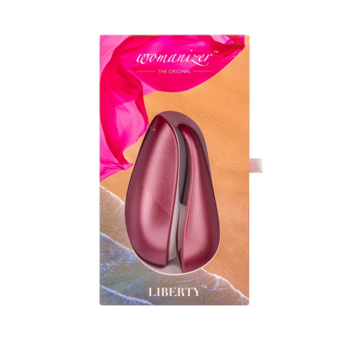 Бесконтактный клиторальный стимулятор вакуумом цвет розовый Liberty Womanizer - 5