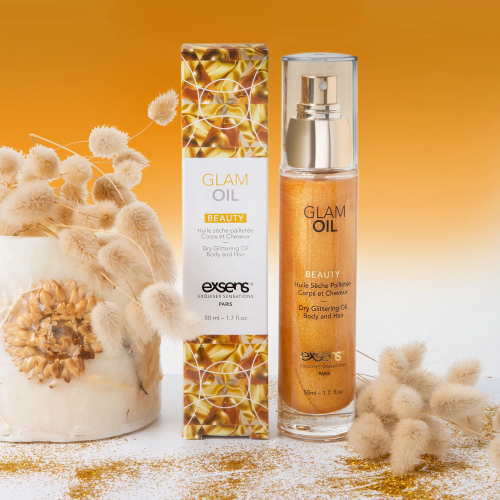 Масло для тела с блеском EXSENS Glam Oil 50мл - 4