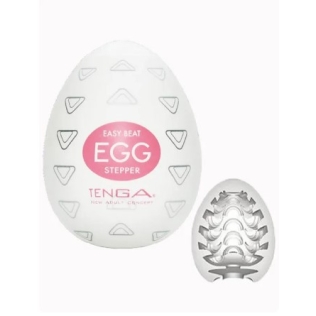 Мастурбатор яйце без вібрації білого кольору Tenga Egg Stepper