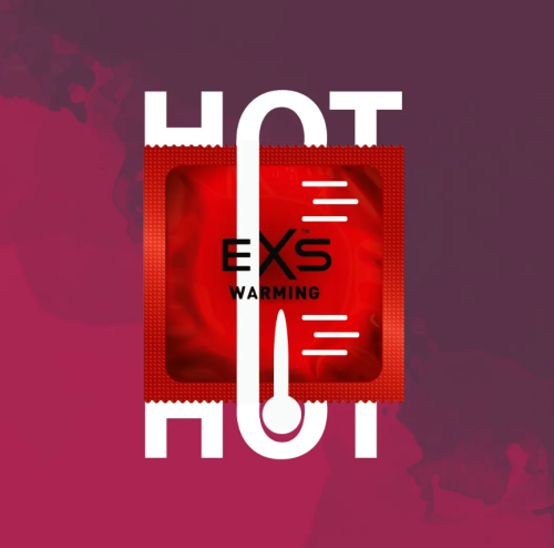 Презервативи з високоякісного латексу з ефектом EXS Warming 1 штука - 3