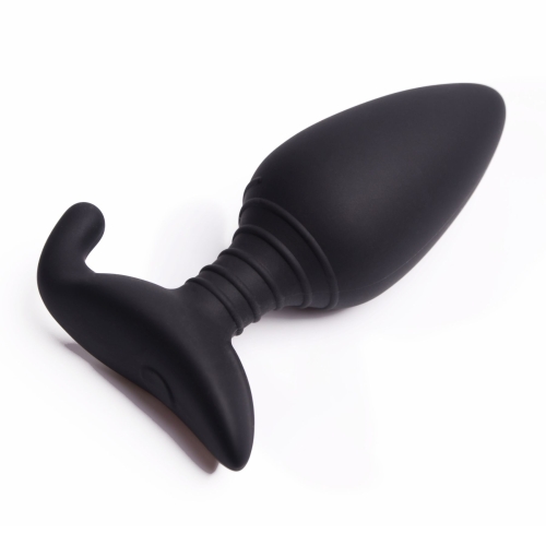 Анальна смарт вібропробка чорна Lovense Hush розмір L - 4