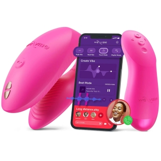 Смарт-вібратор для пар з пультом керування рожевий We-Vibe Chorus Pro Pro Electric