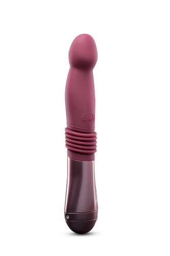 Вибратор для точки G со стимулирующими ребрами красного цвета Blush TEMPTASIA TRIXIE THRUSTING - 4