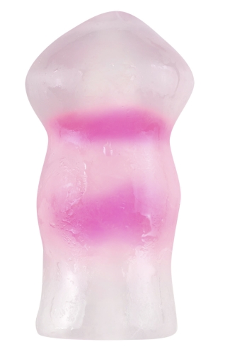 Мастурбатор ротик прозрачно розового цвета Xise Zhensha Crystal version - 1